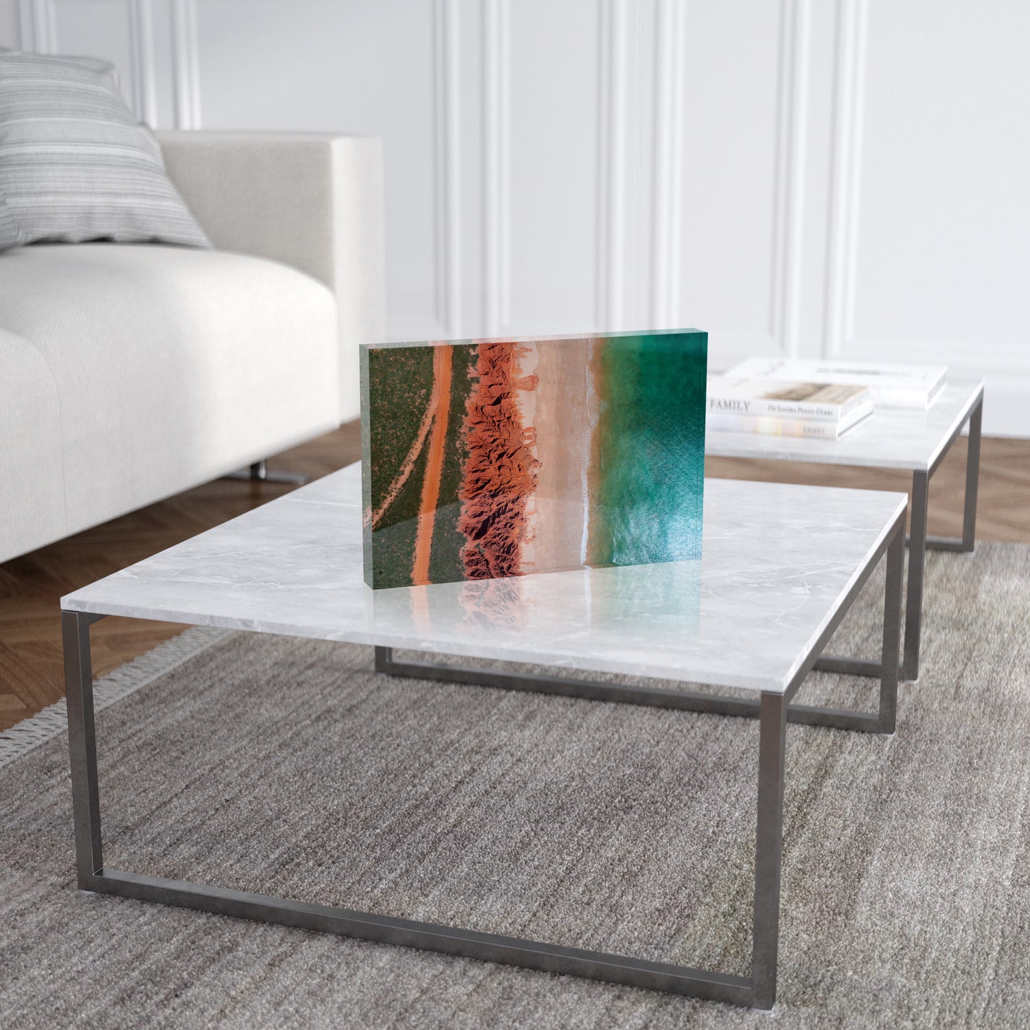 James Price Point Aerial #3 - Acrylic ICE Block