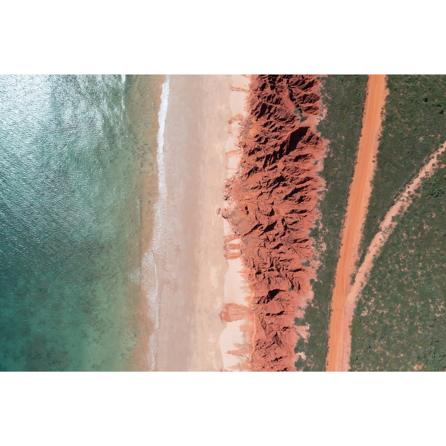 James Price Point Aerial #3 - Acrylic ICE Block