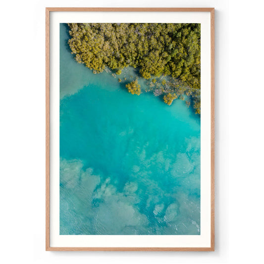 Willie Creek High Tide #1 - Framed Print