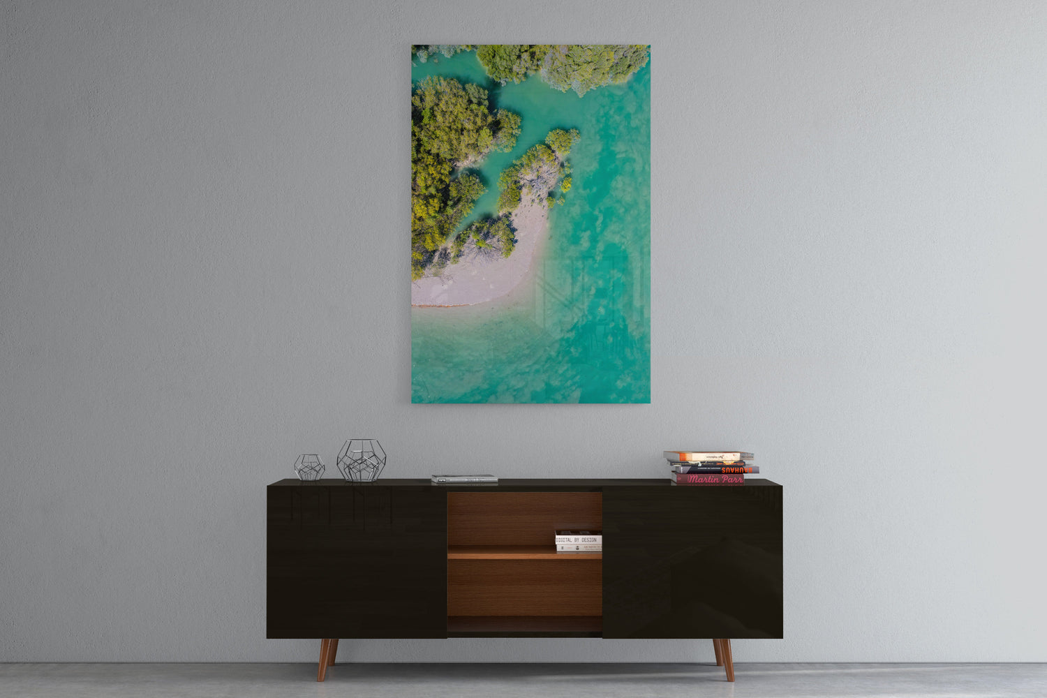 Willie Creek Tidal Abstract #1 - Acrylic Print
