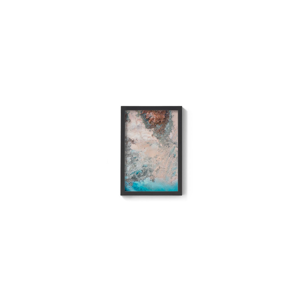 Entrance Point Abstracts at Sunset #5 - Framed Print