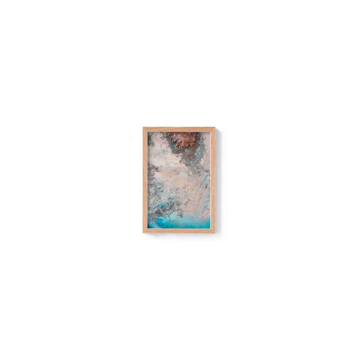 Entrance Point Abstracts at Sunset #5 - Framed Print
