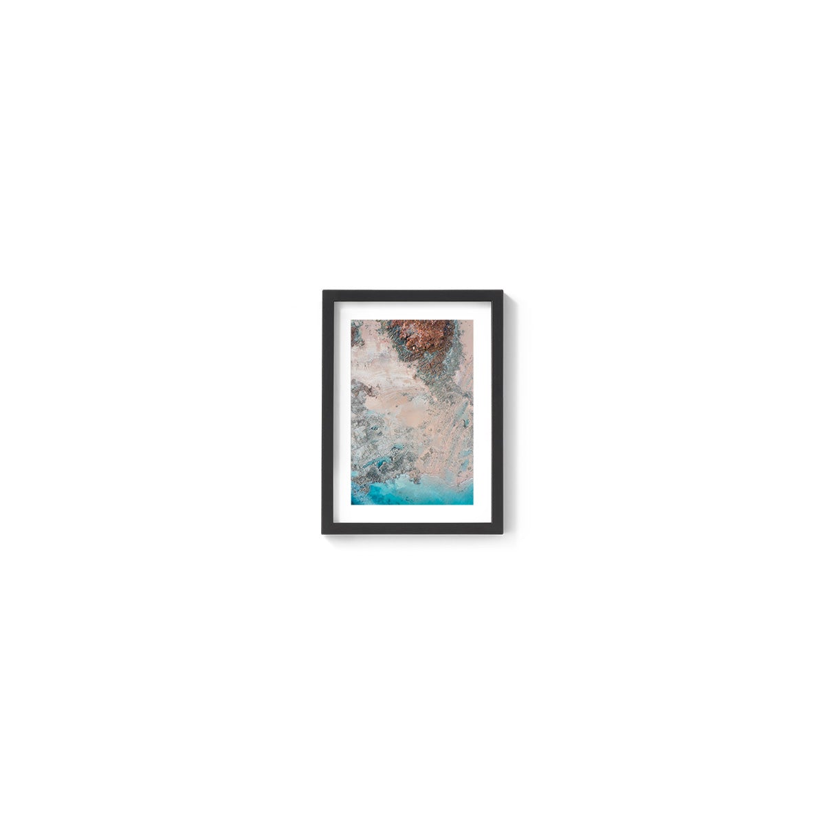 Entrance Point Abstracts at Sunset #5 - Framed Print