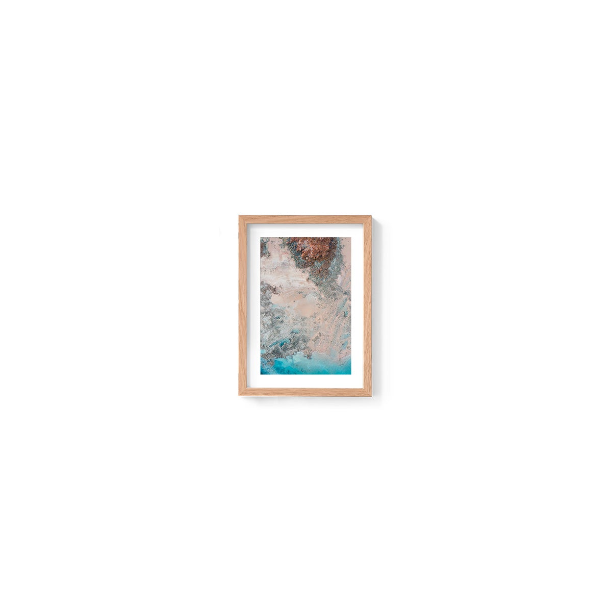 Entrance Point Abstracts at Sunset #5 - Framed Print