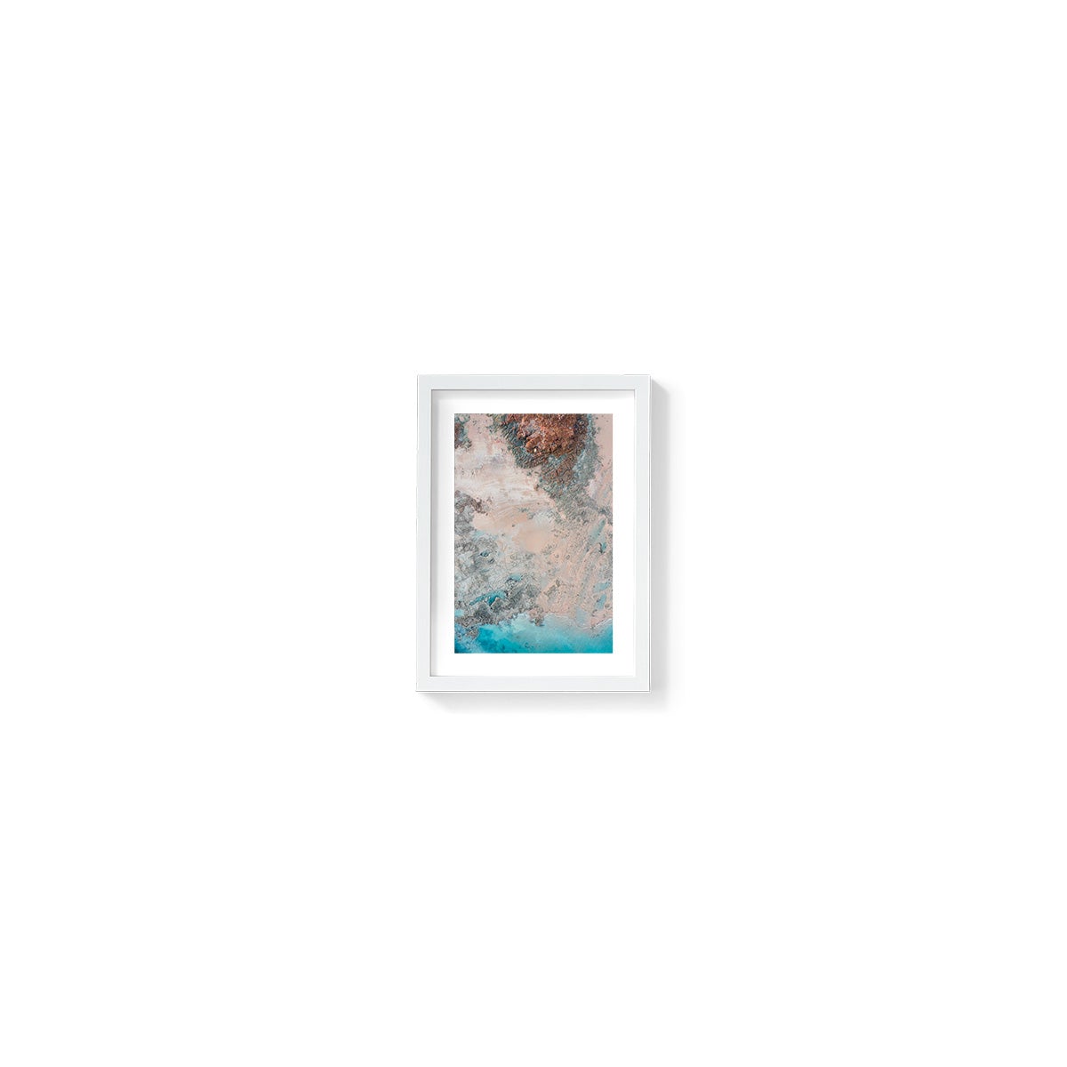 Entrance Point Abstracts at Sunset #5 - Framed Print