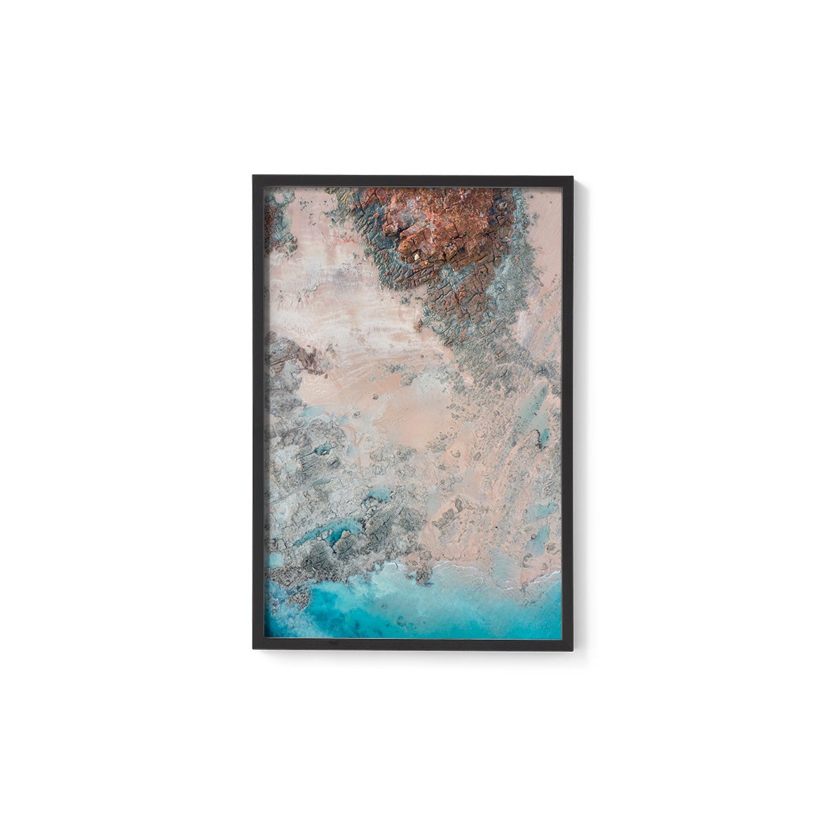 Entrance Point Abstracts at Sunset #5 - Framed Print