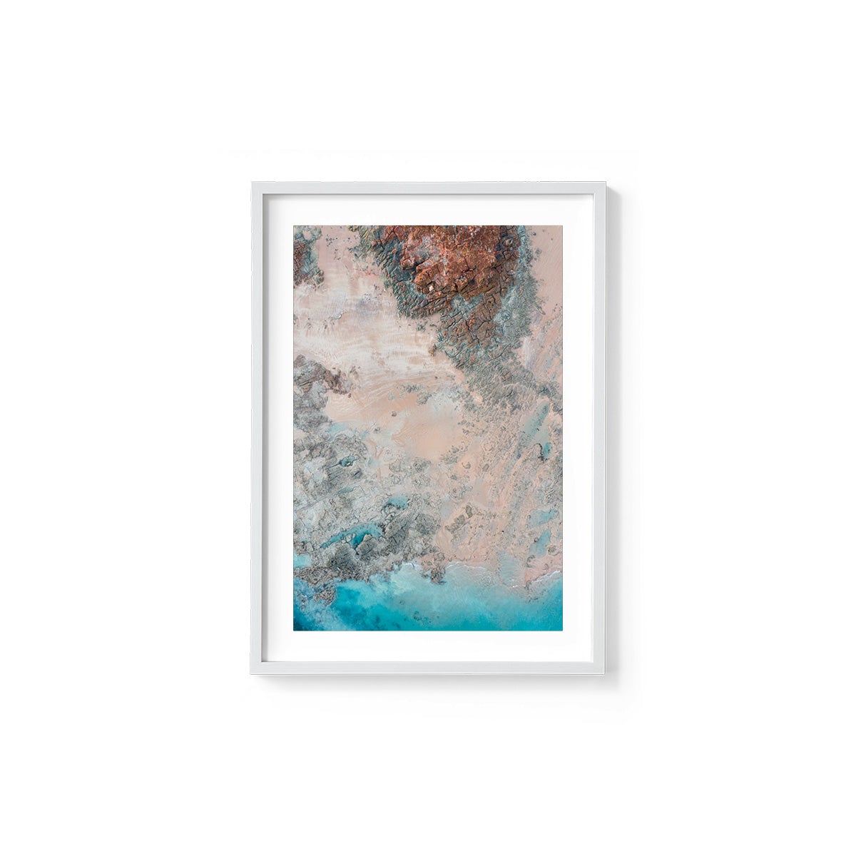 Entrance Point Abstracts at Sunset #5 - Framed Print