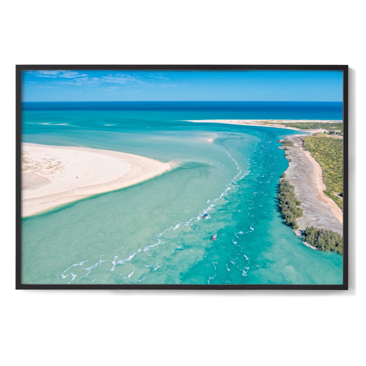 Willie Creek Tidal Flow #2 - Framed Print