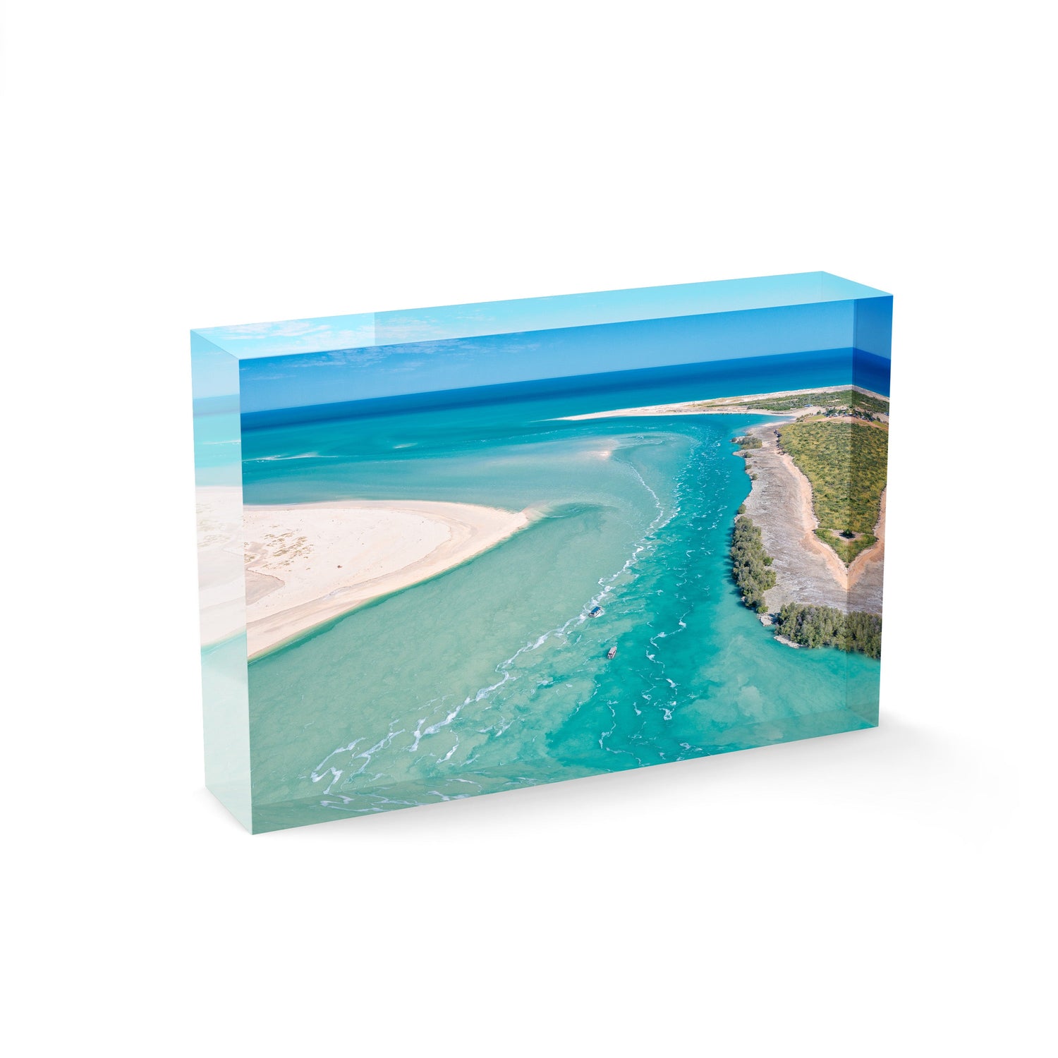 Willie Creek Tidal Flow #2 - Acrylic ICE Block