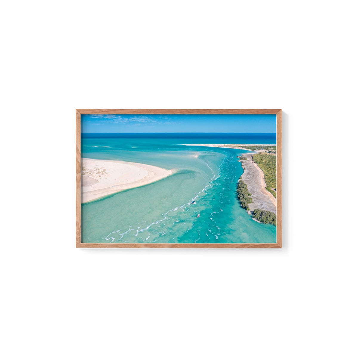 Willie Creek Tidal Flow #2 - Framed Print