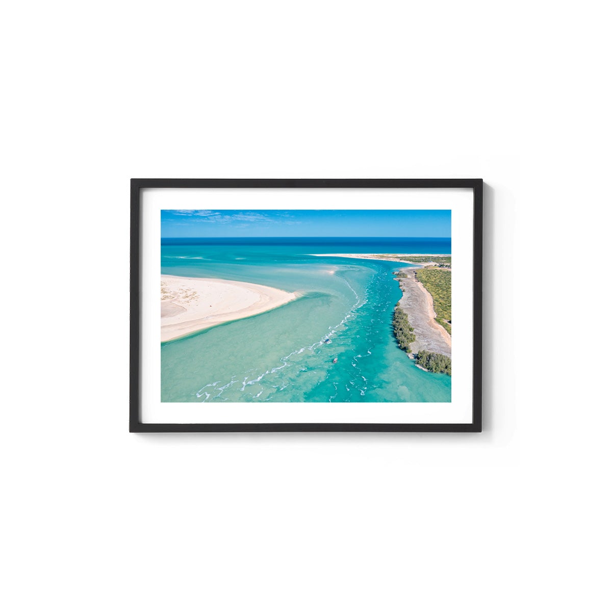 Willie Creek Tidal Flow #2 - Framed Print