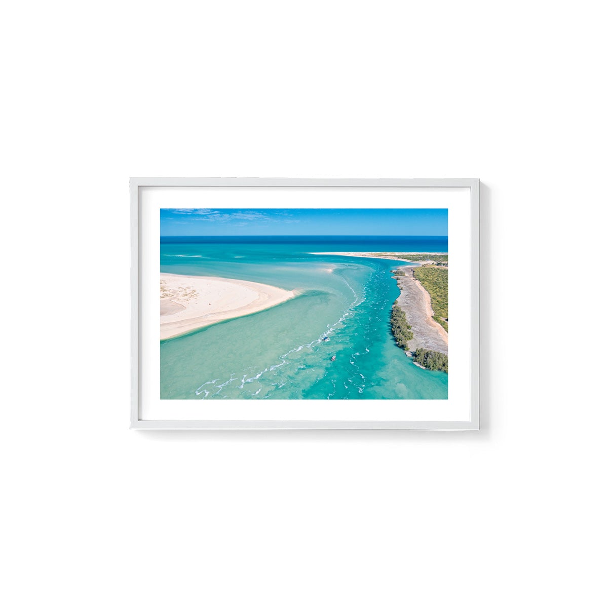 Willie Creek Tidal Flow #2 - Framed Print