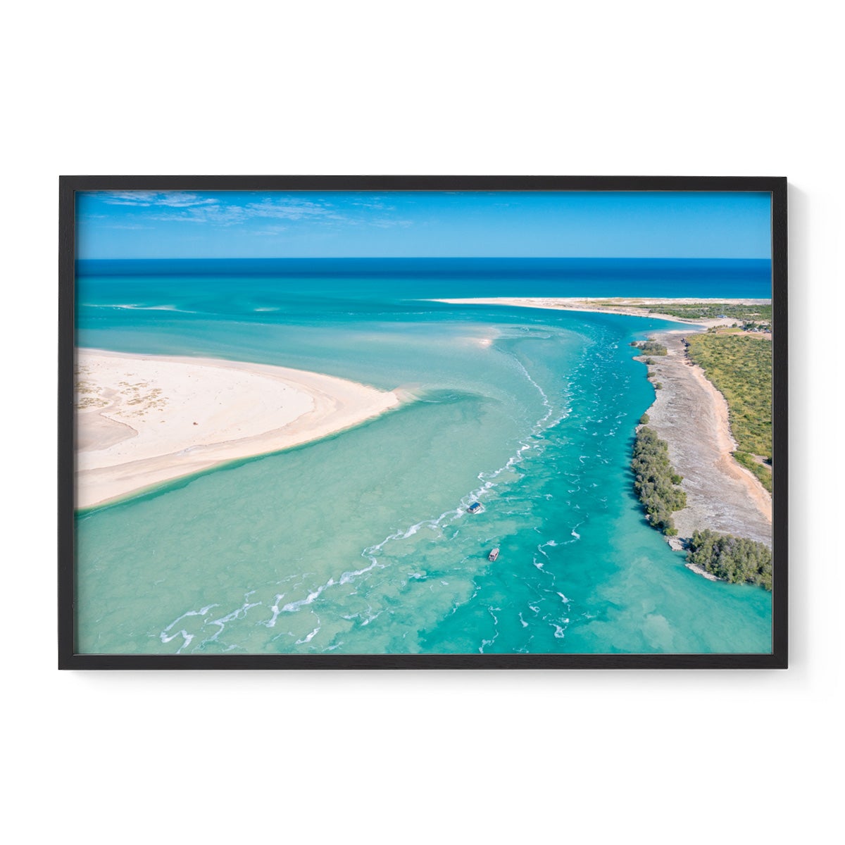 Willie Creek Tidal Flow #2 - Framed Print