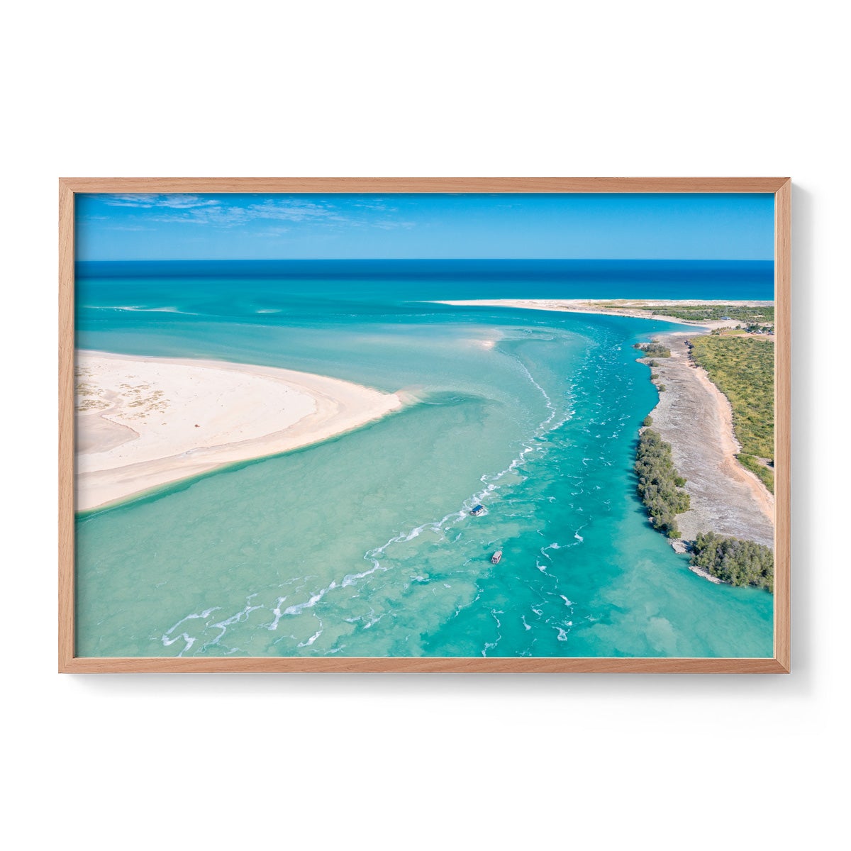 Willie Creek Tidal Flow #2 - Framed Print
