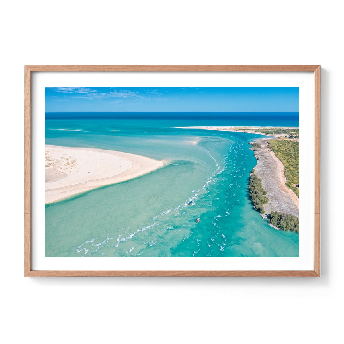 Willie Creek Tidal Flow #2 - Framed Print