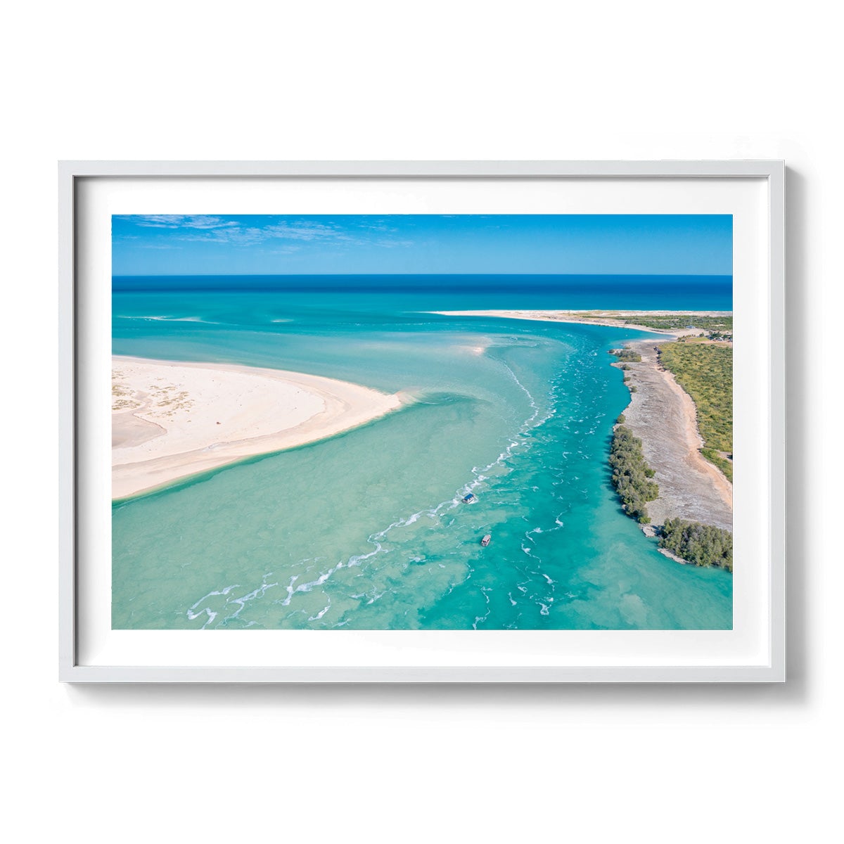 Willie Creek Tidal Flow #2 - Framed Print