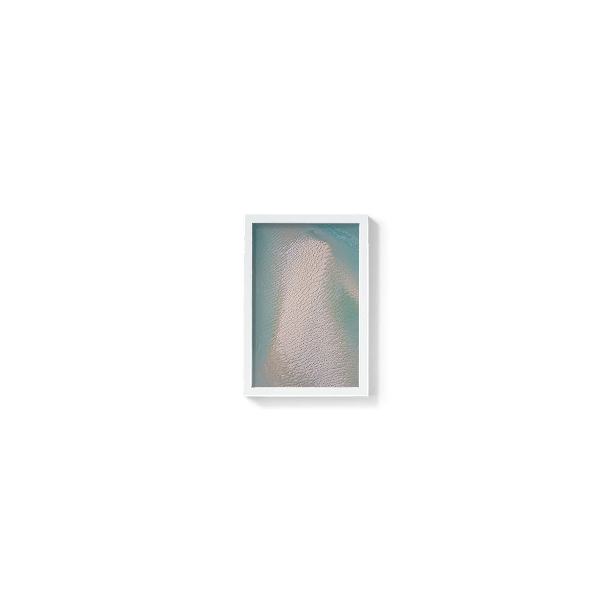 Willie Creek Sandbar Abstract #4 - Framed Print