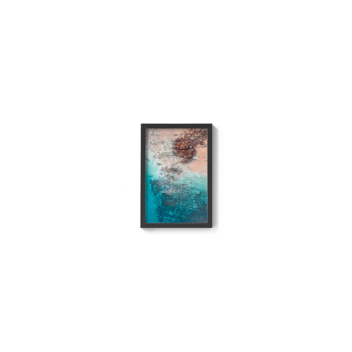 Entrance Point Abstracts at Sunset #4 - Framed Print