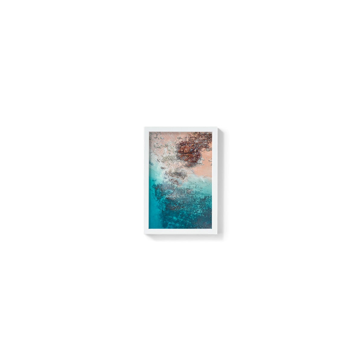 Entrance Point Abstracts at Sunset #4 - Framed Print