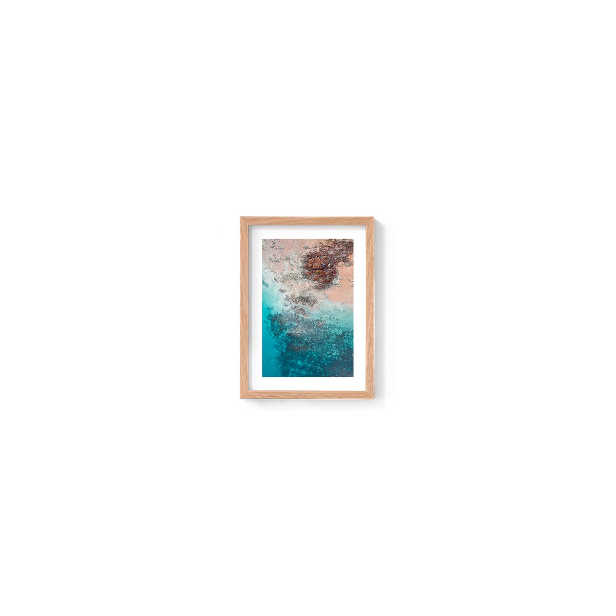 Entrance Point Abstracts at Sunset #4 - Framed Print