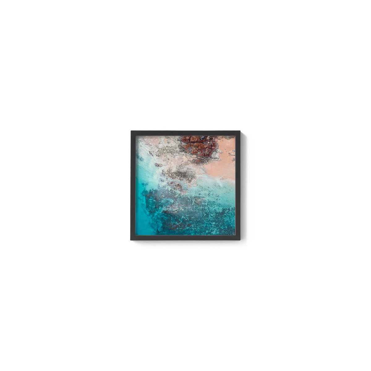Entrance Point Abstracts at Sunset #4 - Square Framed Print