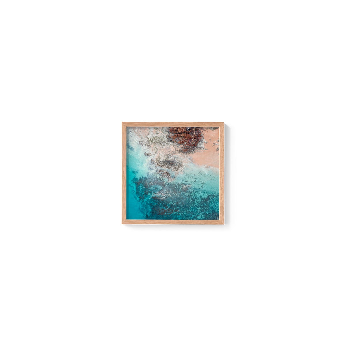 Entrance Point Abstracts at Sunset #4 - Square Framed Print
