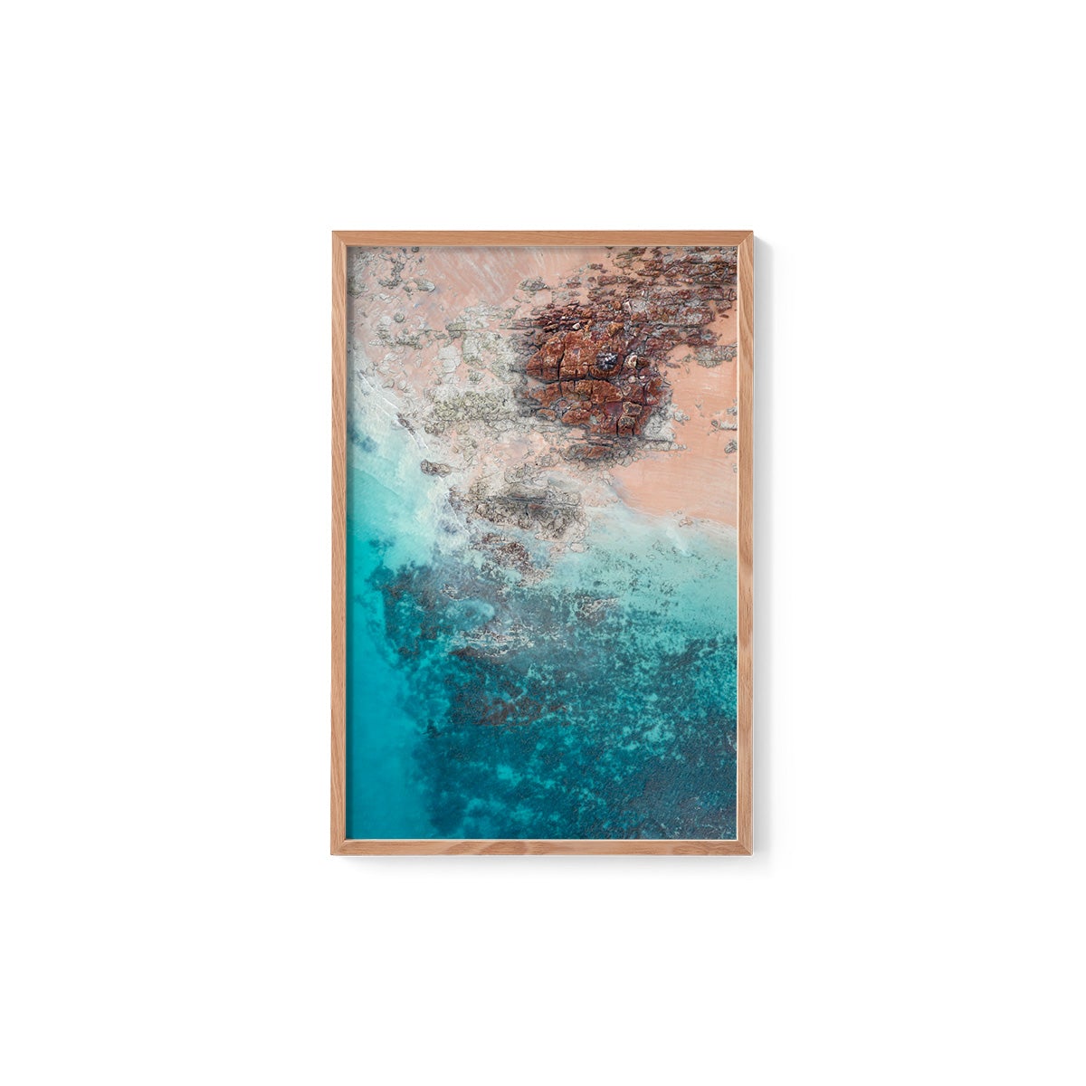 Entrance Point Abstracts at Sunset #4 - Framed Print