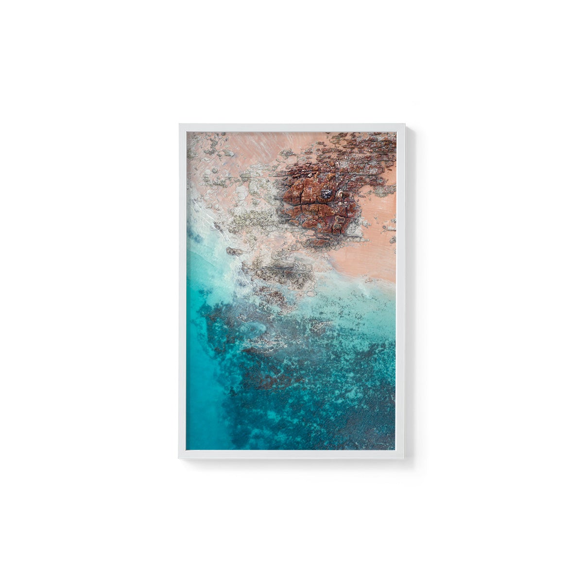 Entrance Point Abstracts at Sunset #4 - Framed Print