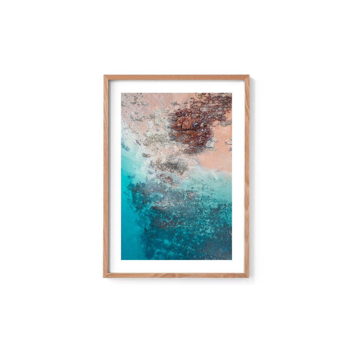 Entrance Point Abstracts at Sunset #4 - Framed Print