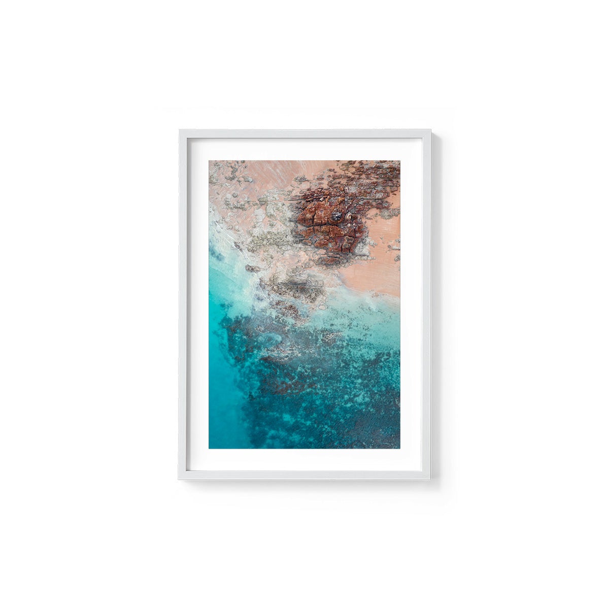 Entrance Point Abstracts at Sunset #4 - Framed Print