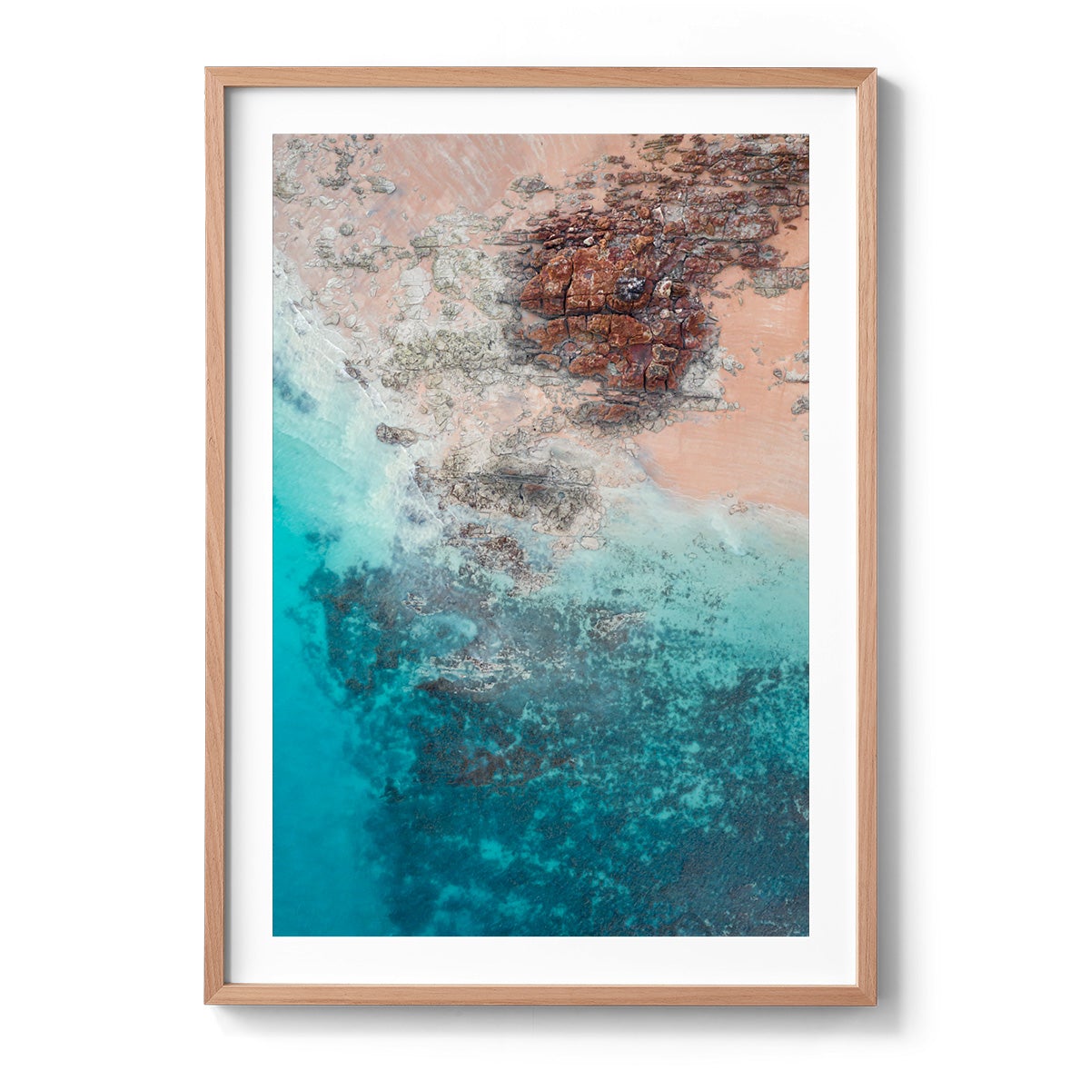 Entrance Point Abstracts at Sunset #4 - Framed Print