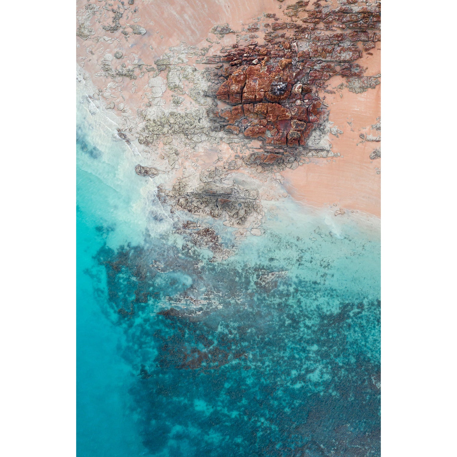 Entrance Point Abstracts at Sunset #4 - Acrylic Print