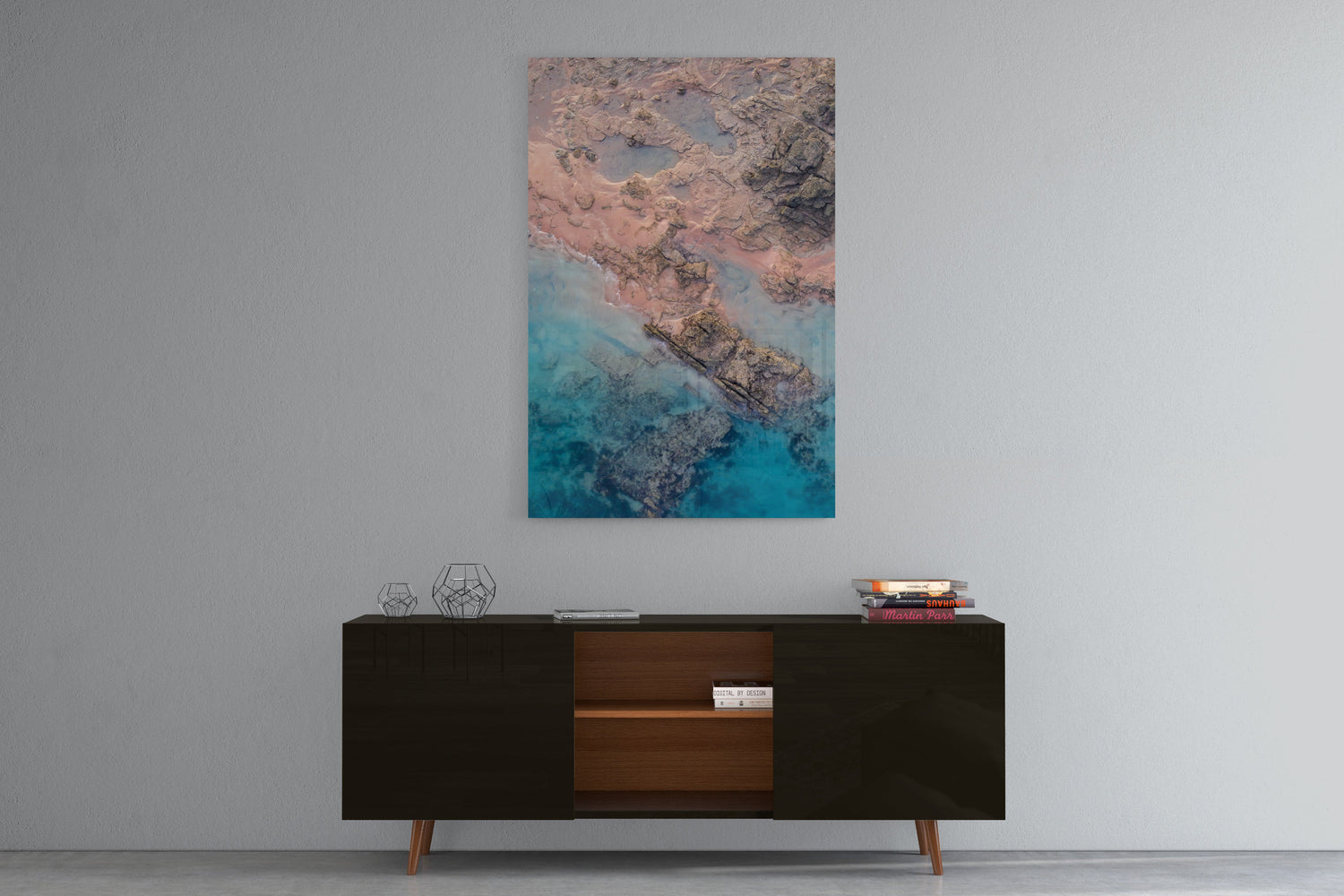 Entrance Point Abstracts at Sunset #3 - Acrylic Print