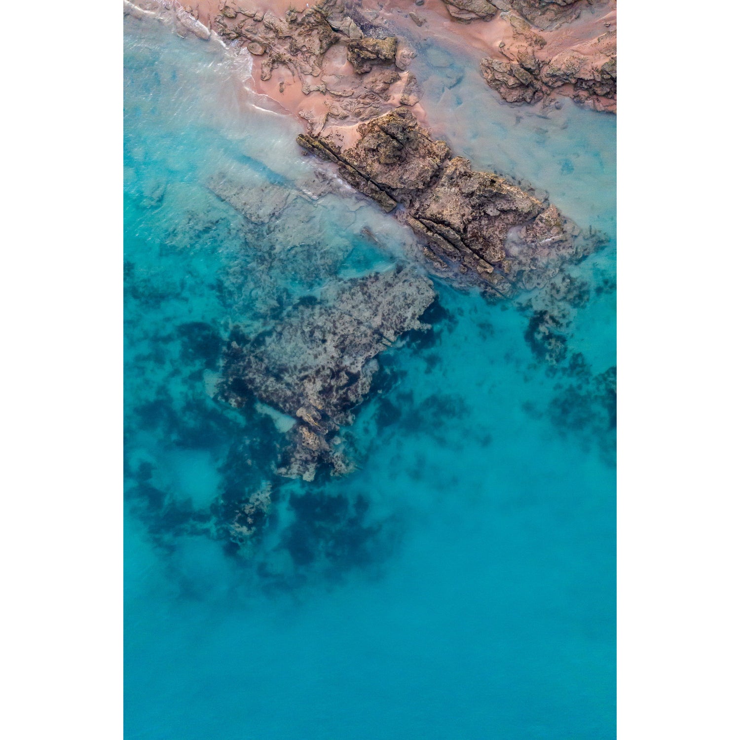Entrance Point Abstracts at Sunset #2 - Acrylic Print