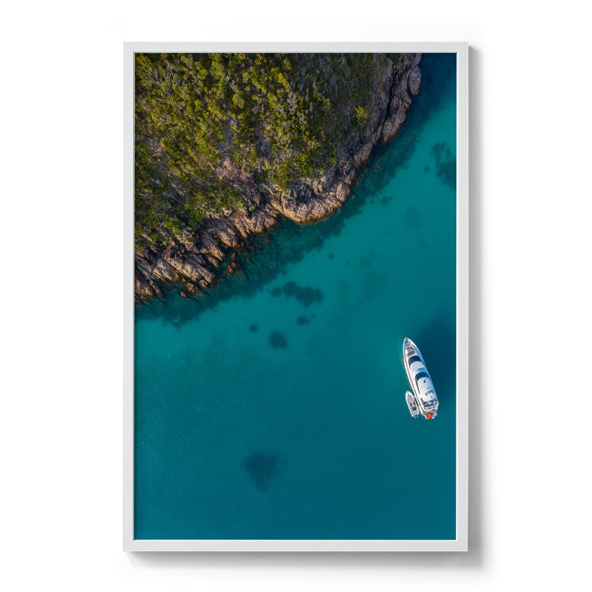 Chance Bay Motor Yacht - Framed Print