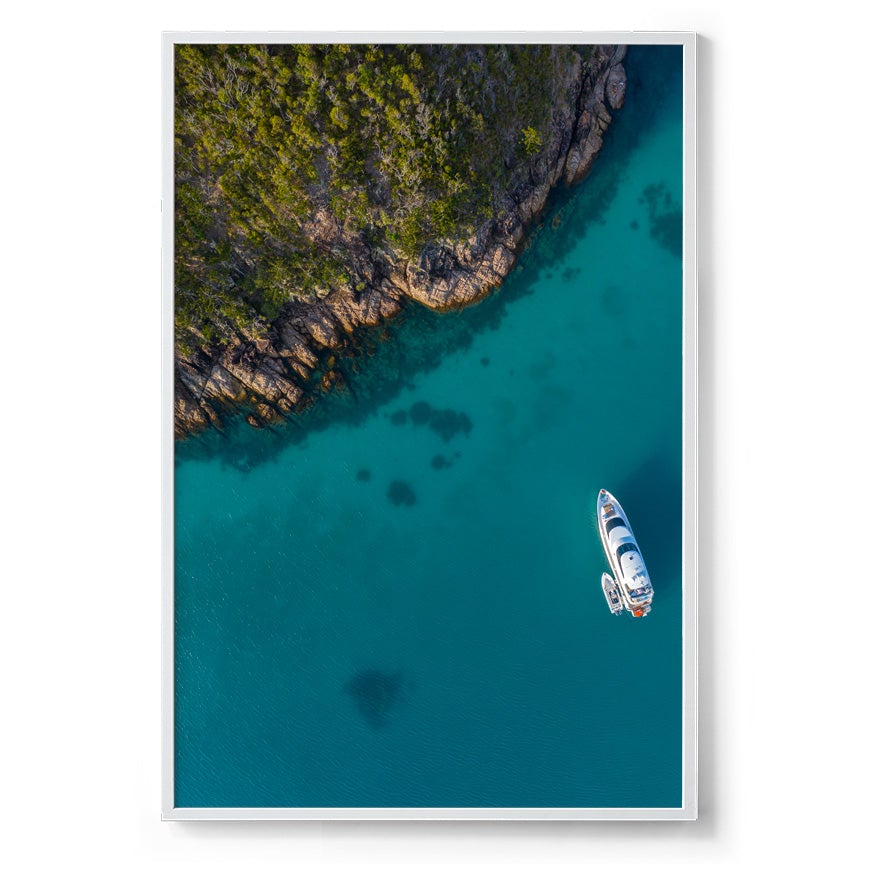 Chance Bay Motor Yacht - Framed Print