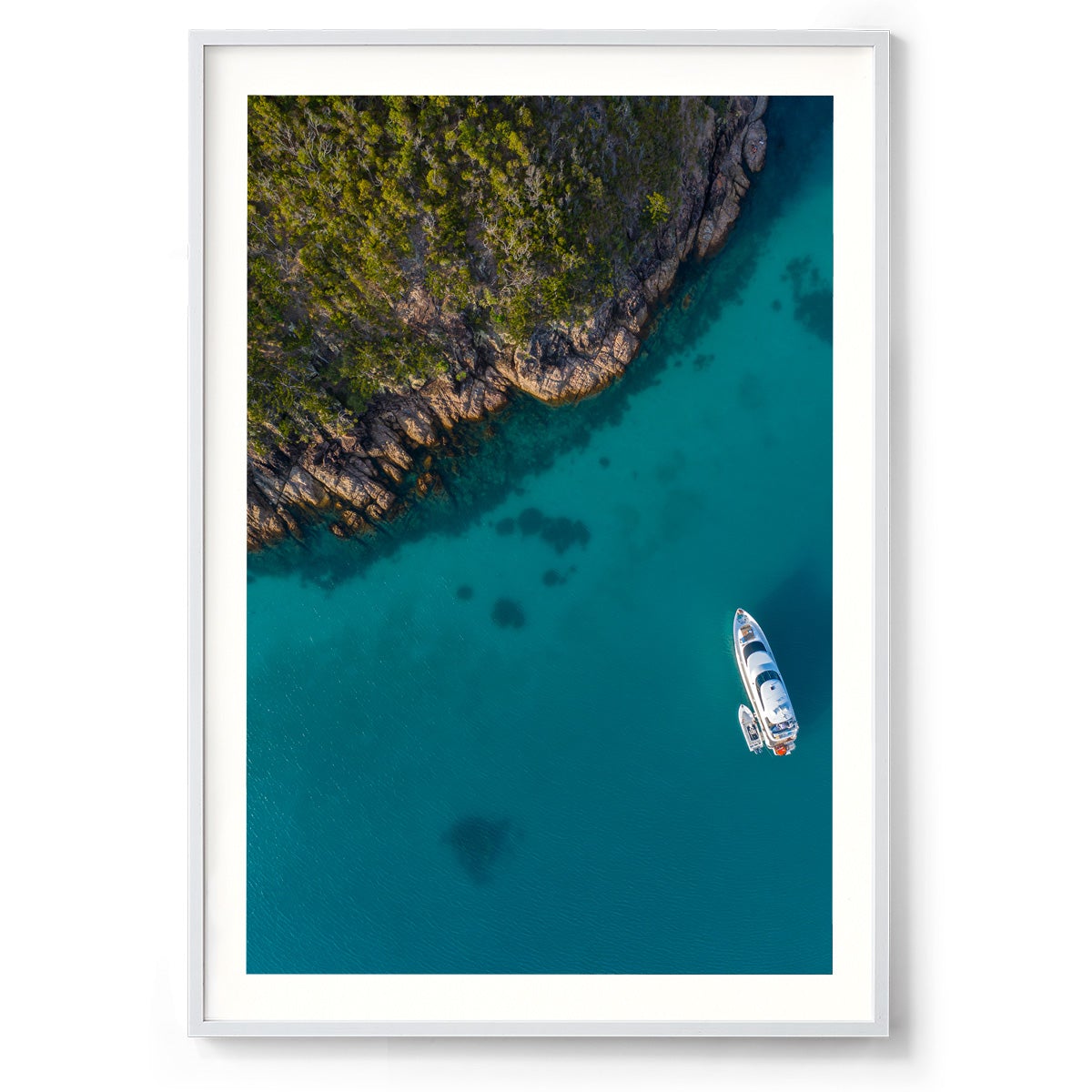 Chance Bay Motor Yacht - Framed Print