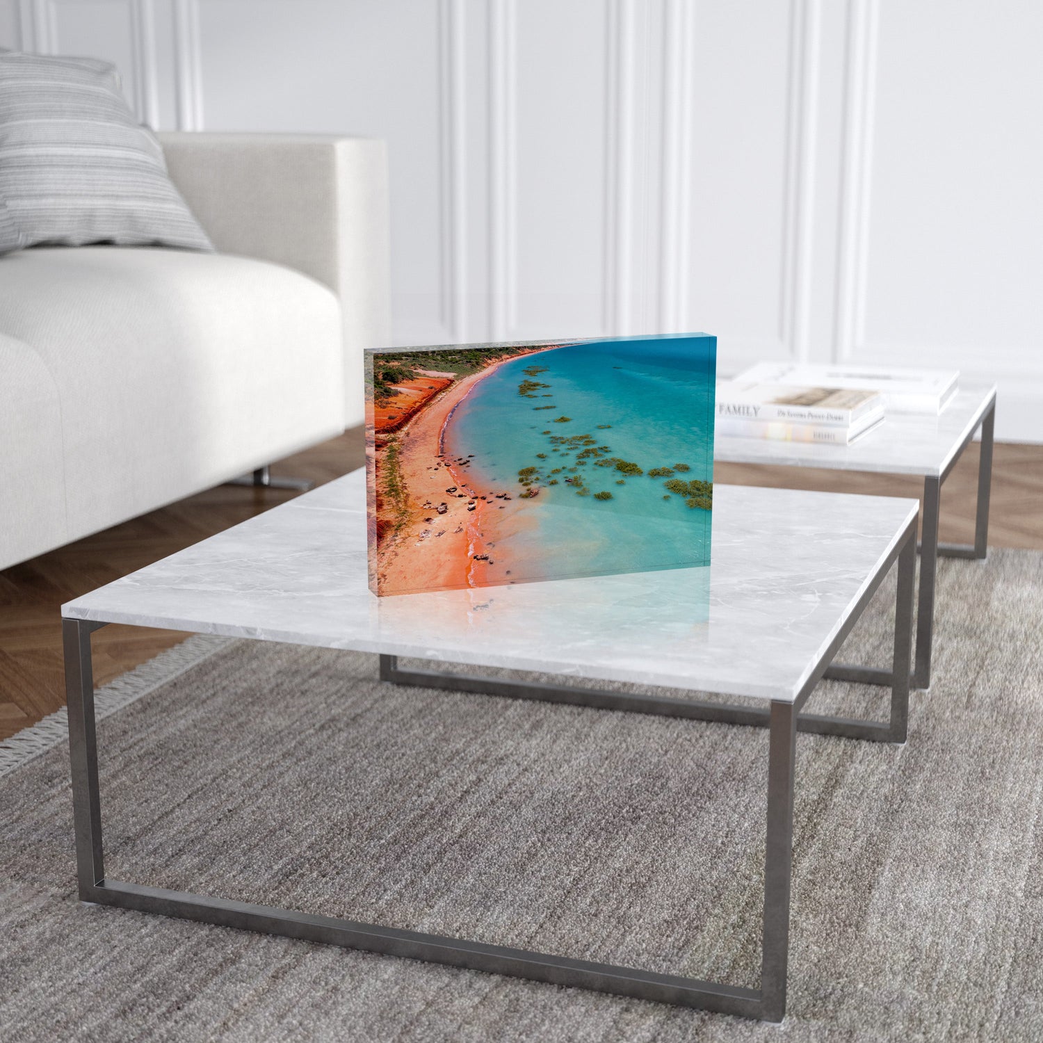 Middle Tide Roebuck Bay Broome - Acrylic ICE Block