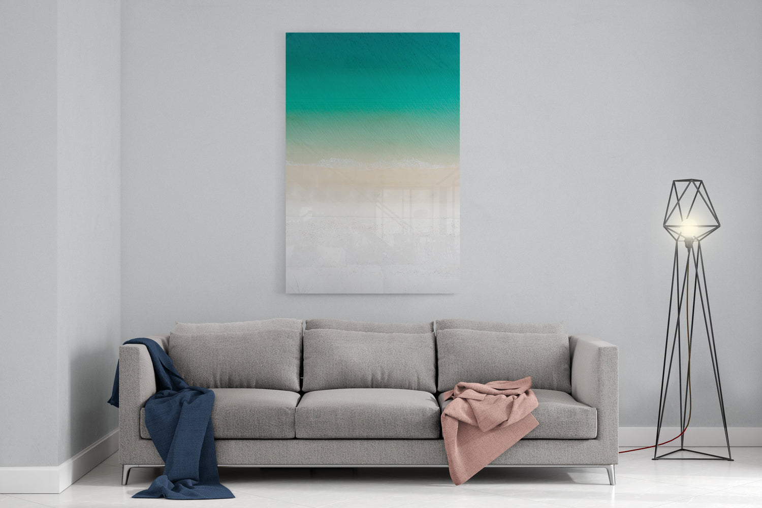 Whitehaven Beach Abstract - Acrylic Print