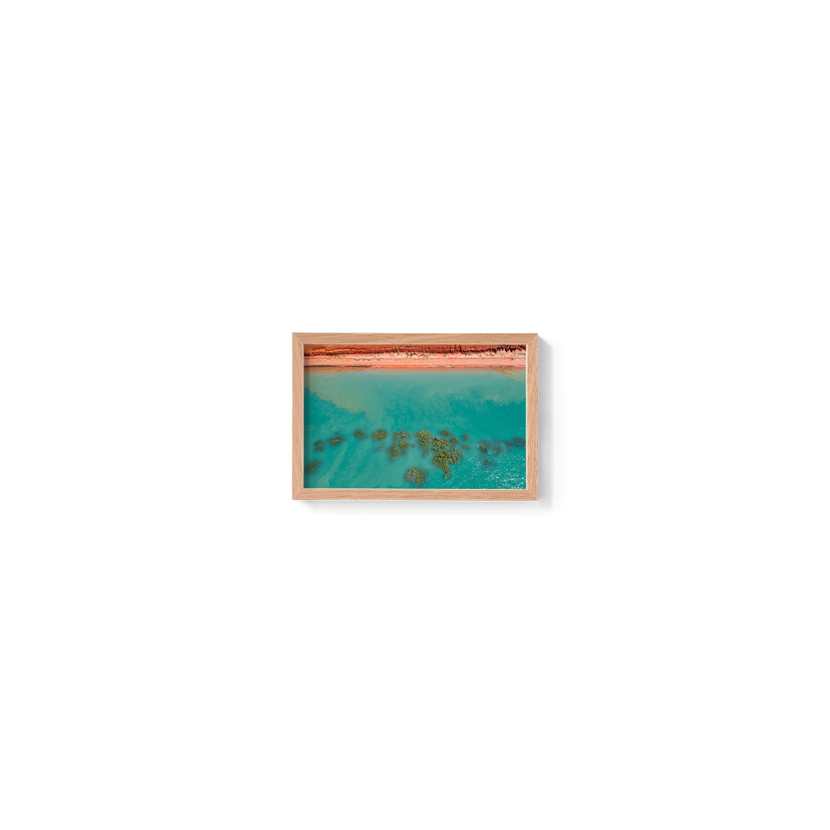 Roebuck Bay Aerial - Framed Print