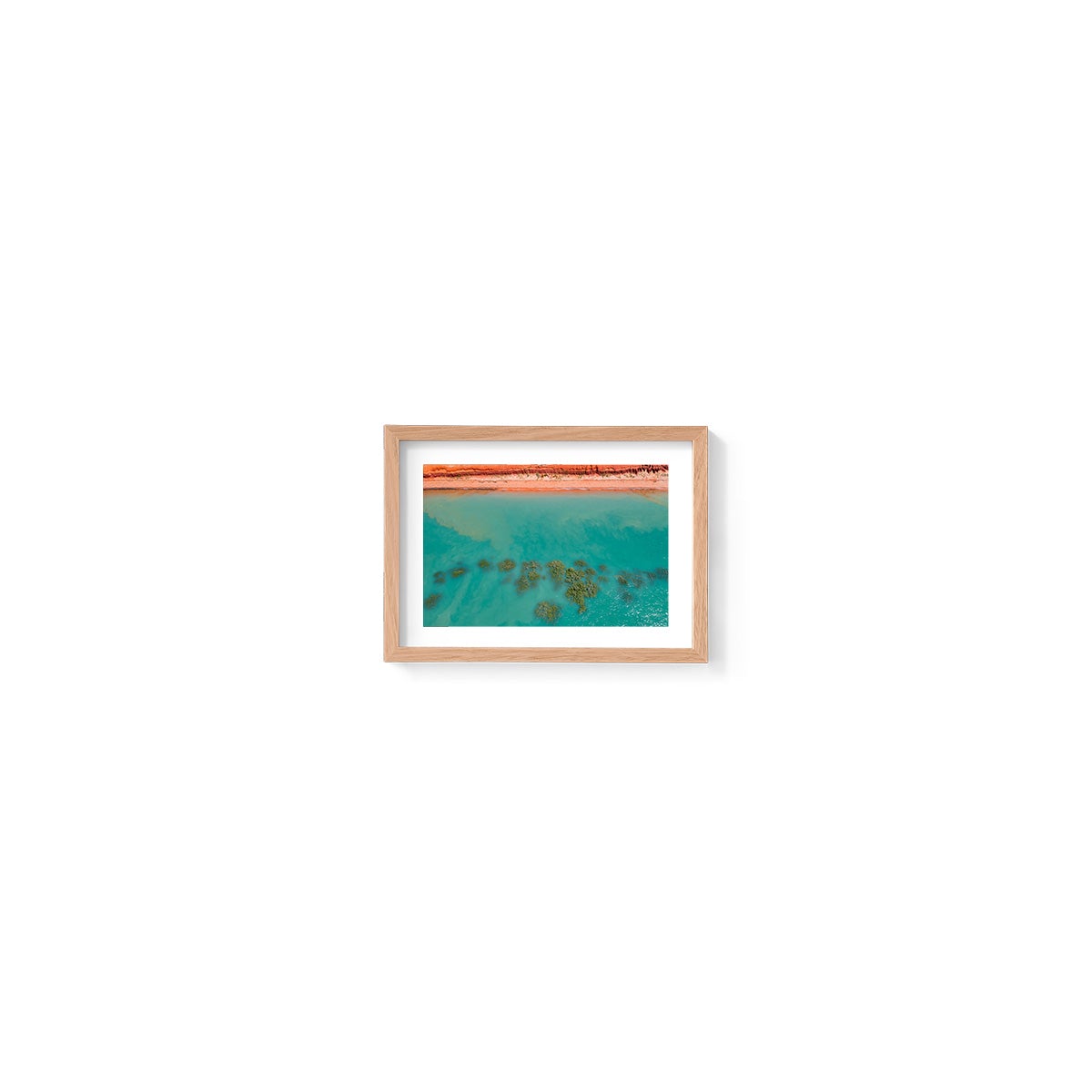 Roebuck Bay Aerial - Framed Print