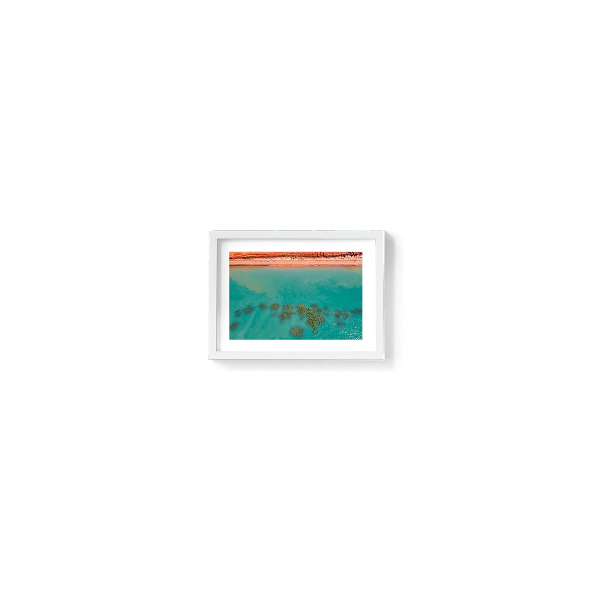 Roebuck Bay Aerial - Framed Print