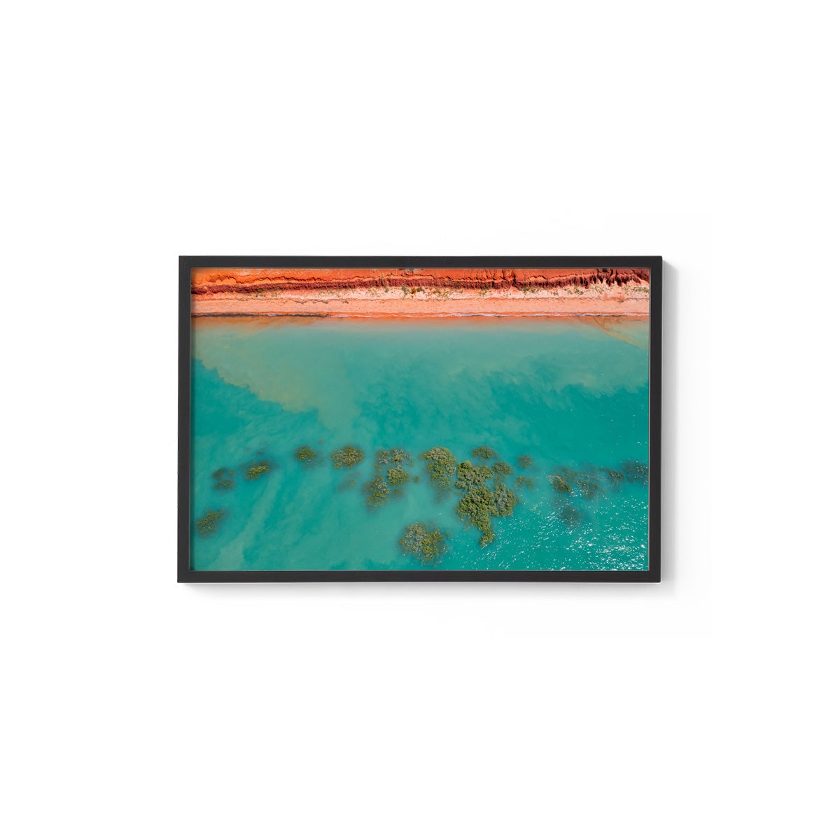 Roebuck Bay Aerial - Framed Print