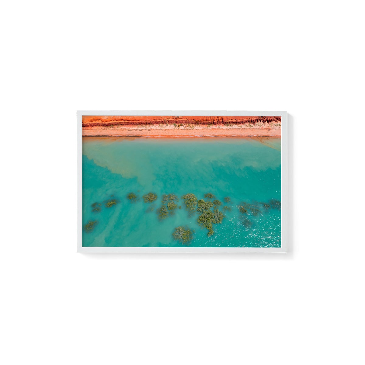 Roebuck Bay Aerial - Framed Print