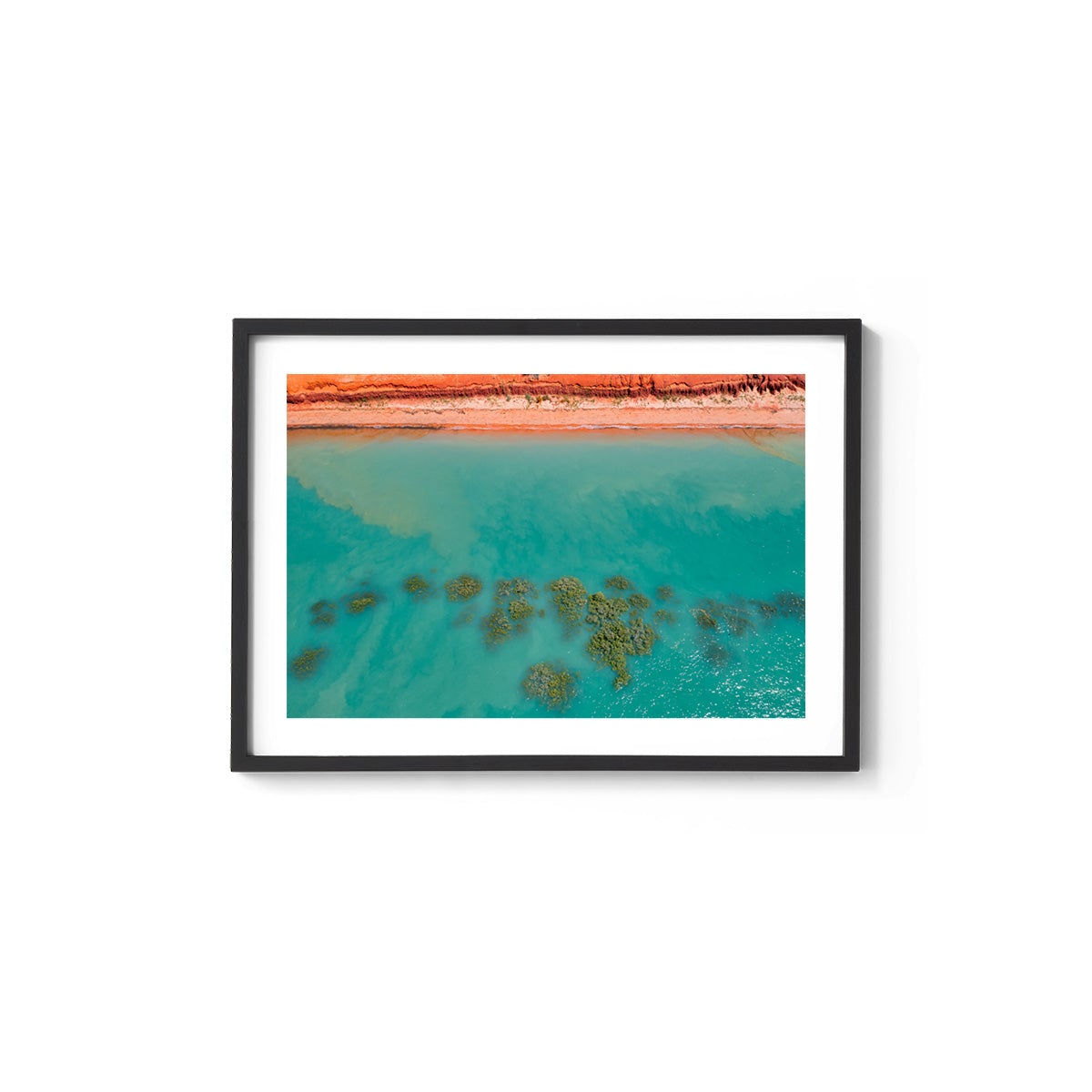 Roebuck Bay Aerial - Framed Print