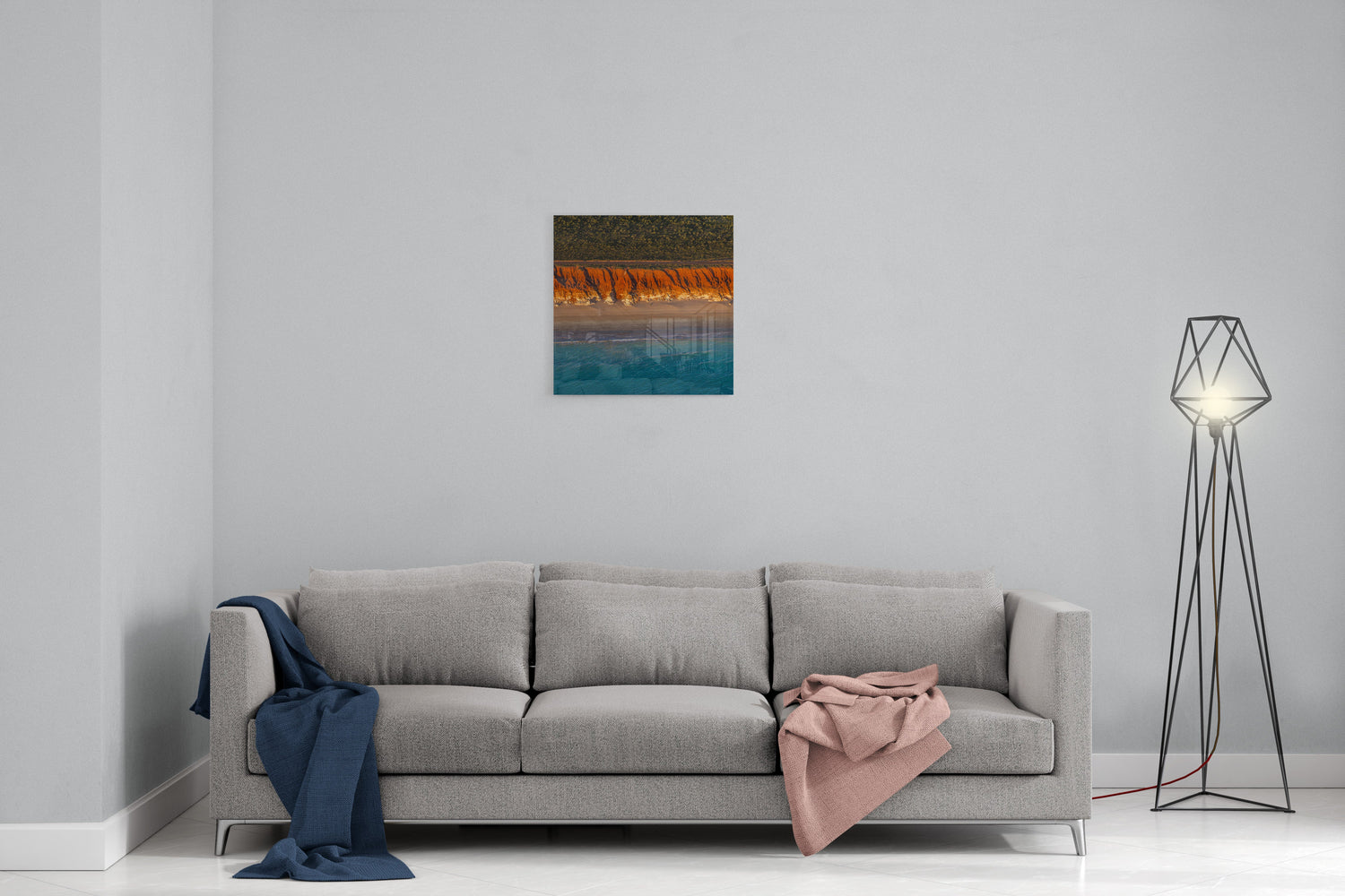 James Price Point Sunset #2 - Square Acrylic Print