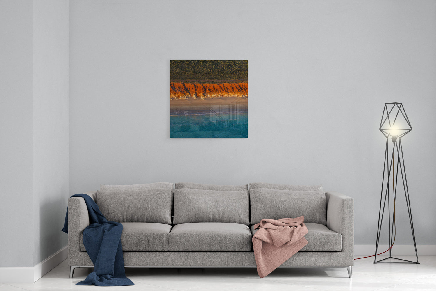 James Price Point Sunset #2 - Square Acrylic Print