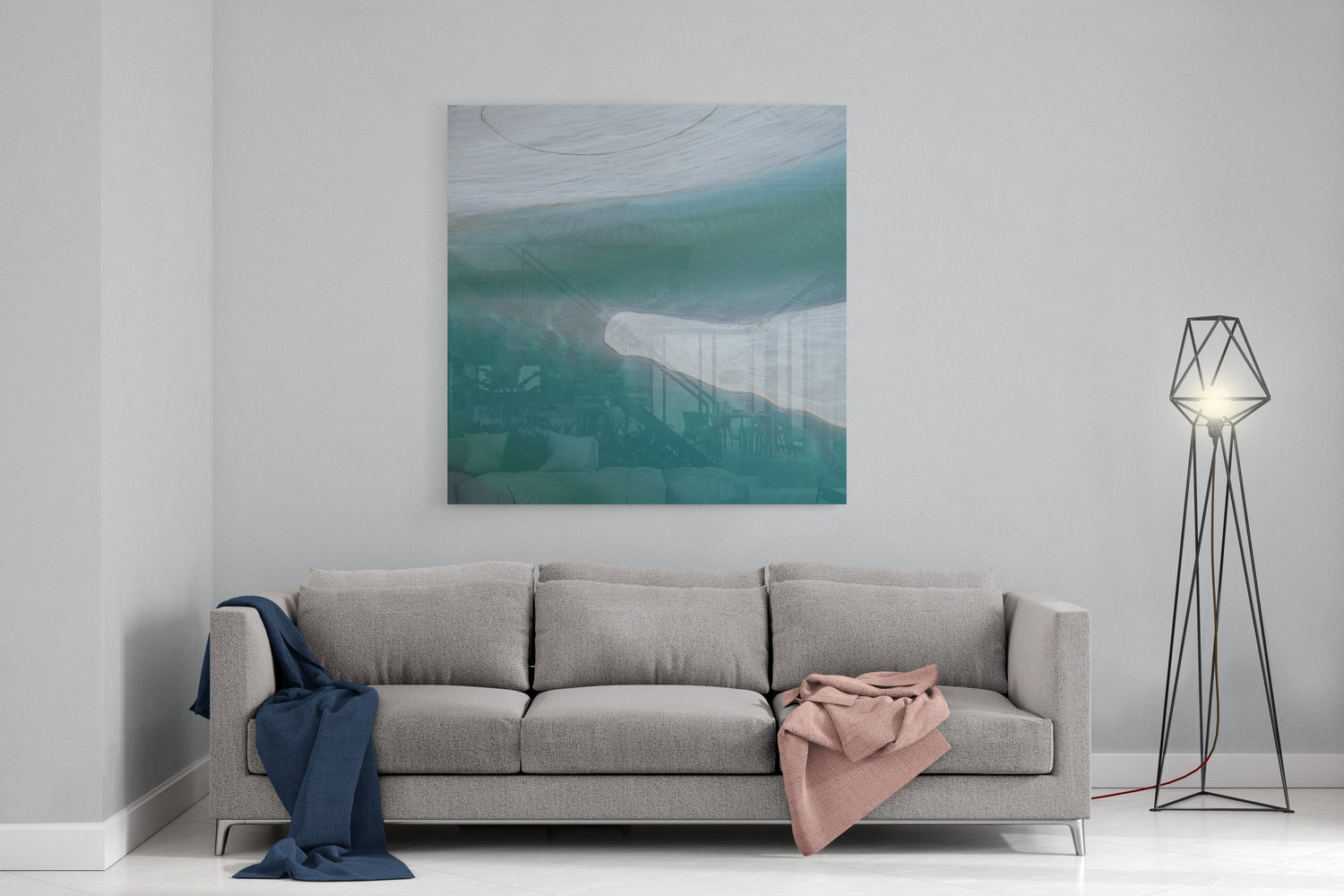 Willie Creek Sandbar - Square Acrylic Print