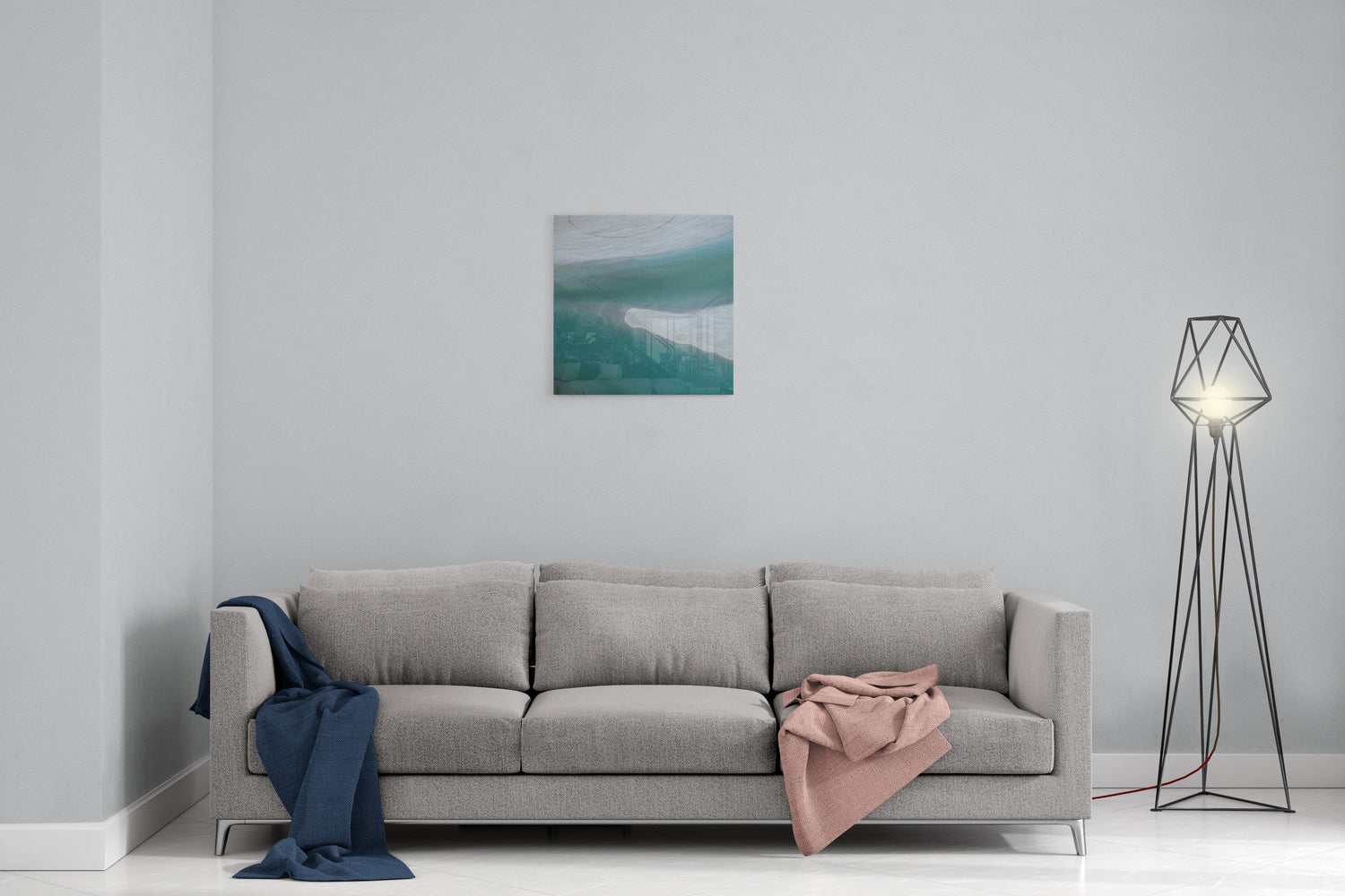 Willie Creek Sandbar - Square Acrylic Print