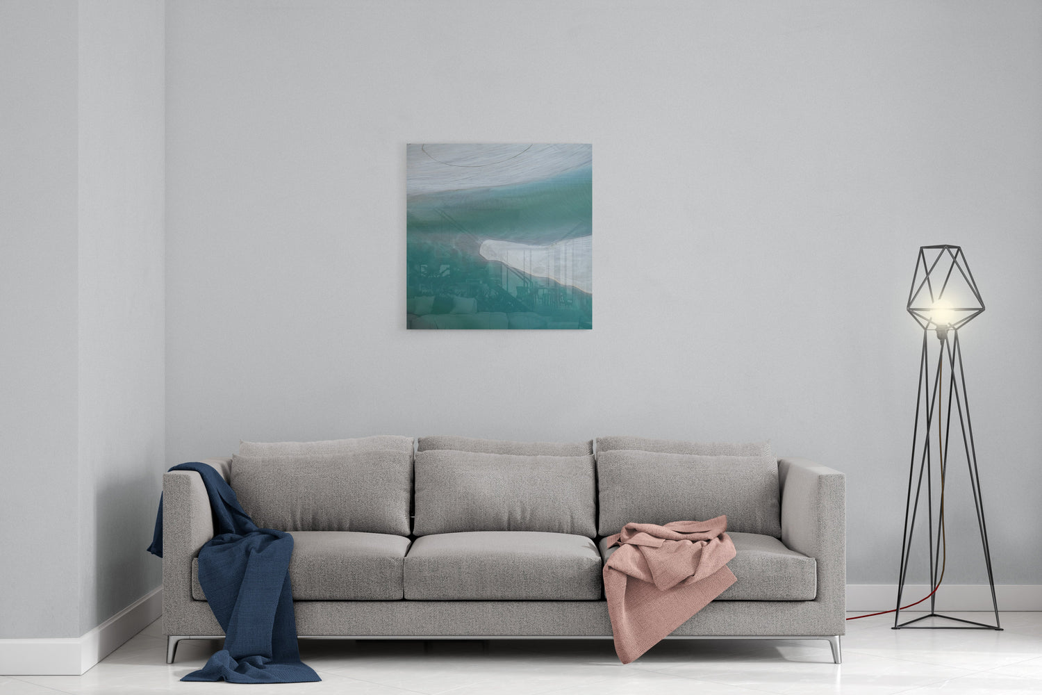 Willie Creek Sandbar - Square Acrylic Print